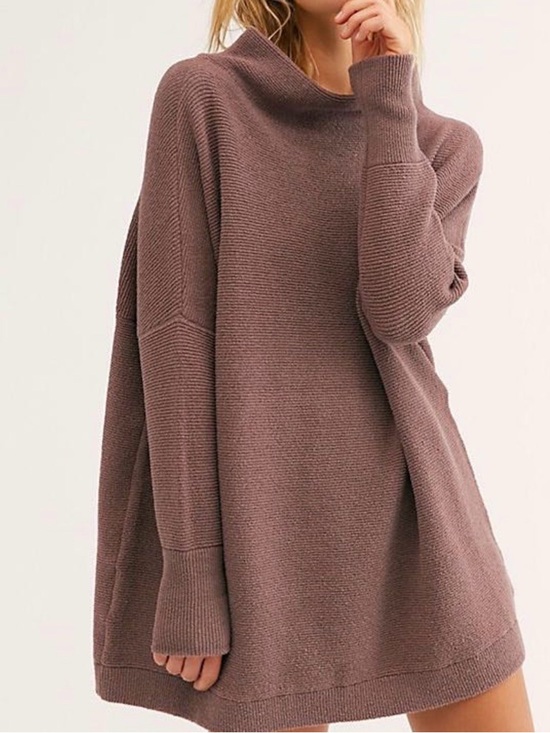 Free People Sweaters - Free People Ottoman Slouchy Tunic/Mini Sweater Dress Oversized Size M